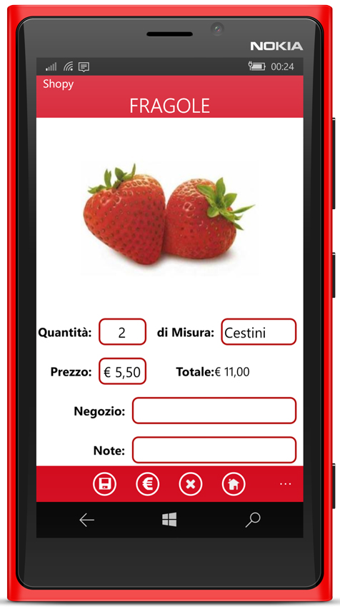 Shopy immagine windows phone